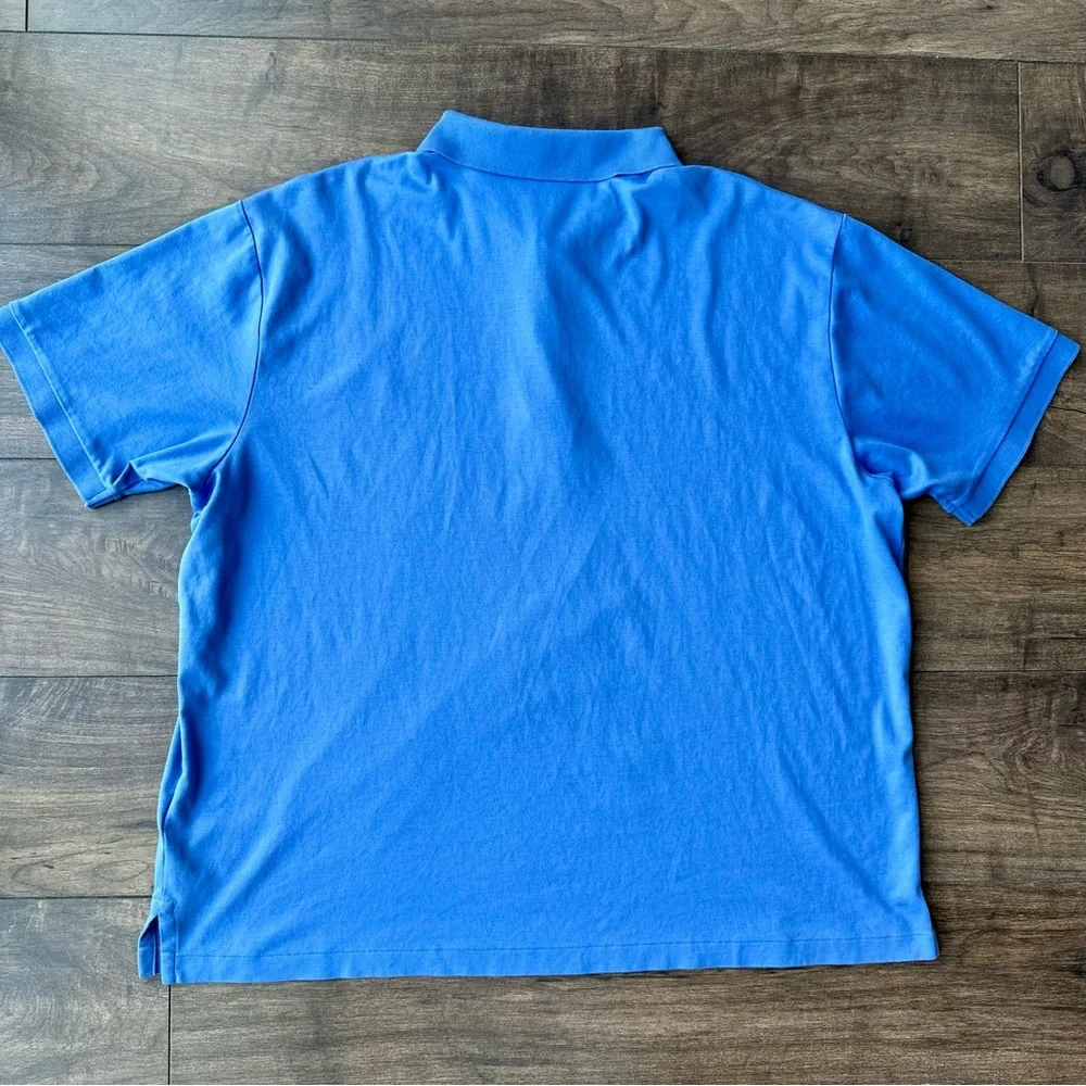 Polo Ralph Lauren Men's Soft Cotton Blue Polo Shirt - Big & Tall 4XB / 4XL